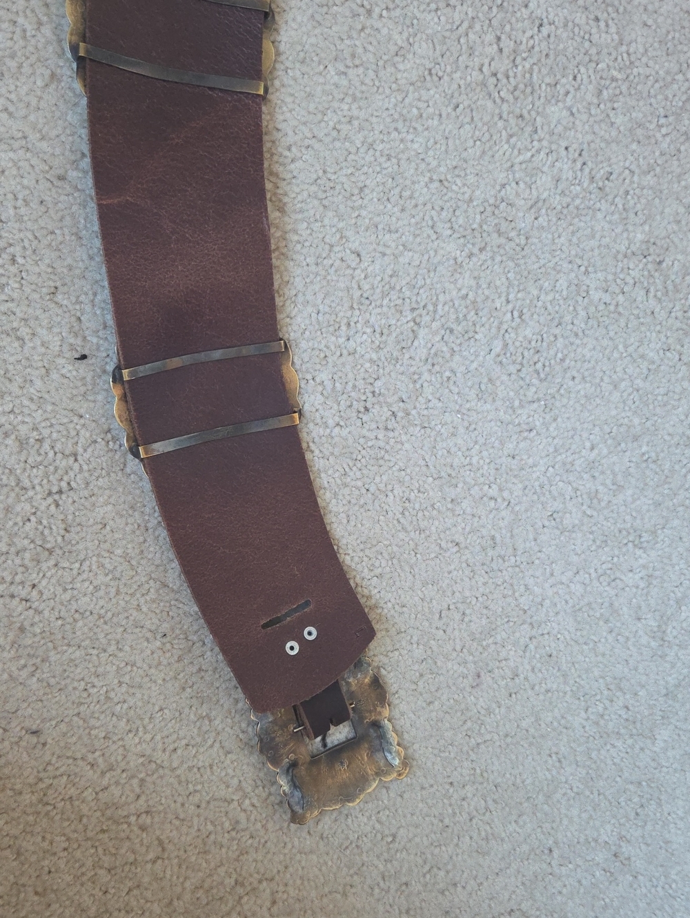 RQ Turquoise Marvel Concho belt. L/XL New - Picture 5 of 9